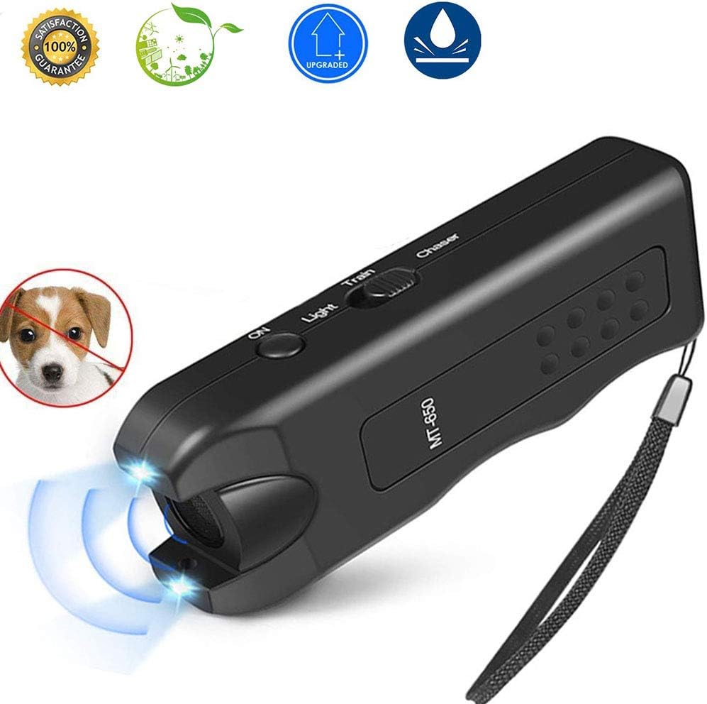 APlus+ Handheld Dog Repellent, Ultrasonic Infrared Dog Deterrent, Bark Stopper + Good Behavior Dog Training