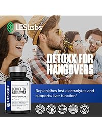 PreToxx para resaca, suplemento natural para el apoyo del hígado, con peras espinosa, cardo de leche,...