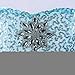 Girls Snow Queen Costume Elsa Dress Christmas Princess Dress Up,Sky Blue,110(US 2T)