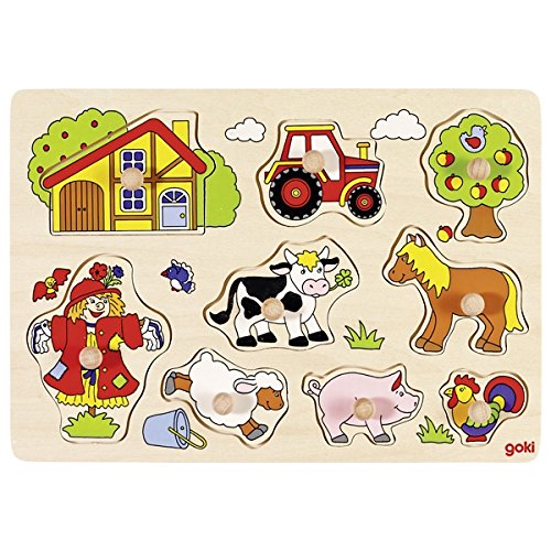 Goki Plug Farm VI Puzzle (9 Piece)