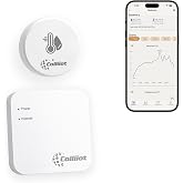 Coiliiot WiFi Thermometer Hygrometer with App Alerts, 1 Sensor &amp; Gateway | For fridge, freezer, attic, garage, crawl space, pet cage and greenhouse with long-range temperature and humidity monitoring