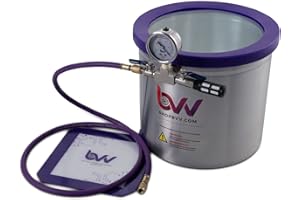 BEST VALUE VACS BVV 5 Gallon Aluminum Side Mount Vacuum Chamber