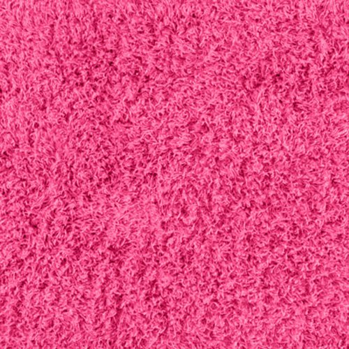 Garland Rug 3-Piece Jazz Shaggy Washable Nylon Bathroom Rug Set, Pink