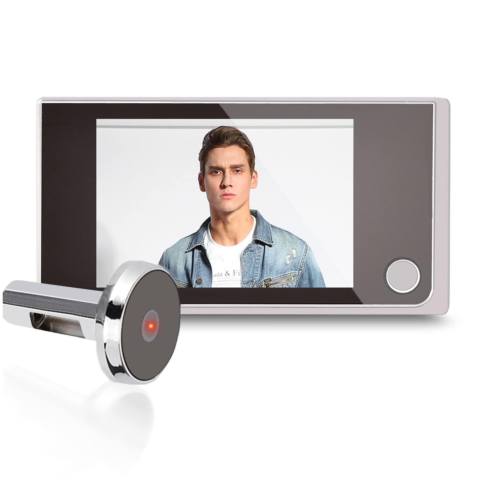 3.5 Inches Digital TFT LCD Video Doorbell Peephole Viewer Camera, Zerone HD Door Security Peephole Viewer 120¡ã Wide Angle Home Camera System Monitor