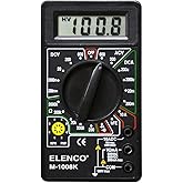 Elenco M-1008K Digital Multimeter STEM Soldering Kit | Build a working digital multimeter while developing soldering, electronics assembly and test-equipment skills