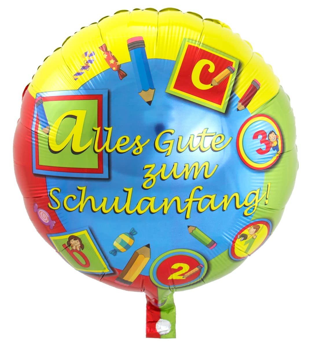 Folat - First Day at School Foil Balloon - 45cm - Multi Colors