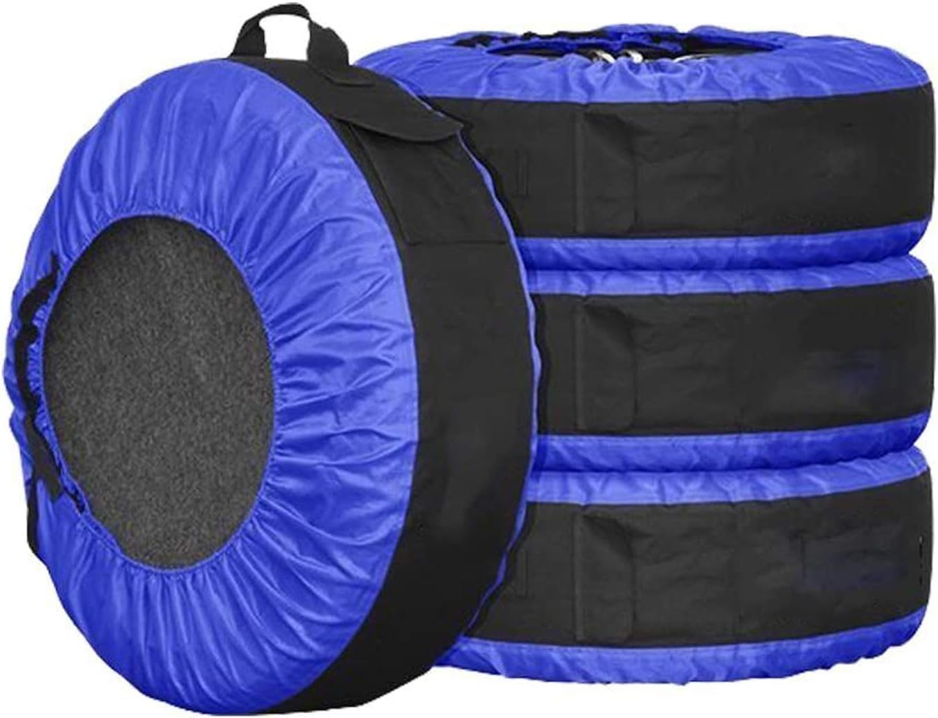 Set Of 4 Tire Tote Adjustable Waterproof 30in Tire Covers Bags Seasonal