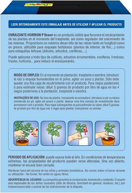 - Enraizante Sólido Hormon P 50 g | Polvo Enraizante para Esquejes y Trasplantes | Con Aminoácidos y Vitaminas | Estimula Raíces | Ornamentales, Árboles y Frutales