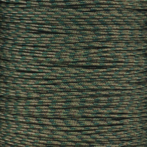 Paracord Planet 43kg Paracord – 1 Strand Type I Parachute Cord for Outdoors and DIY – Dark Multicamo (30 m)