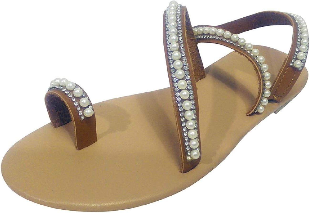 pearl wrap sandals