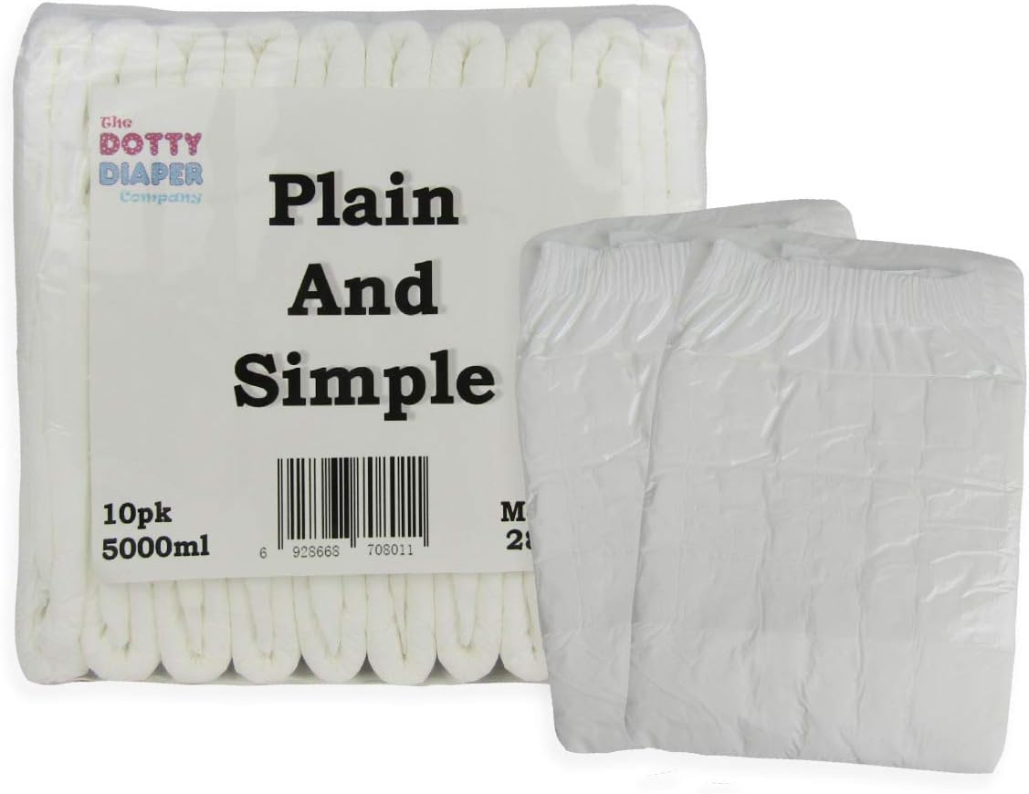 Plain and Simple Adult Diaper (Medium)