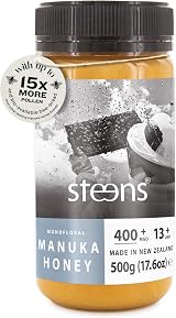 Steens Manuka Honey MGO 400+ UMF 13+ Pure Raw 500g NZ Bottled Sealed