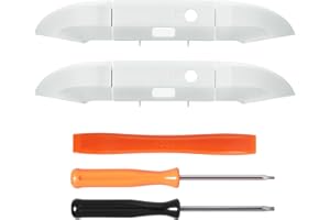 Benseager Replacement Lb Rb Bumper Button for Xbox Series X Controller, Replacement Parts for Xbox Series X Controller (2PCS White)