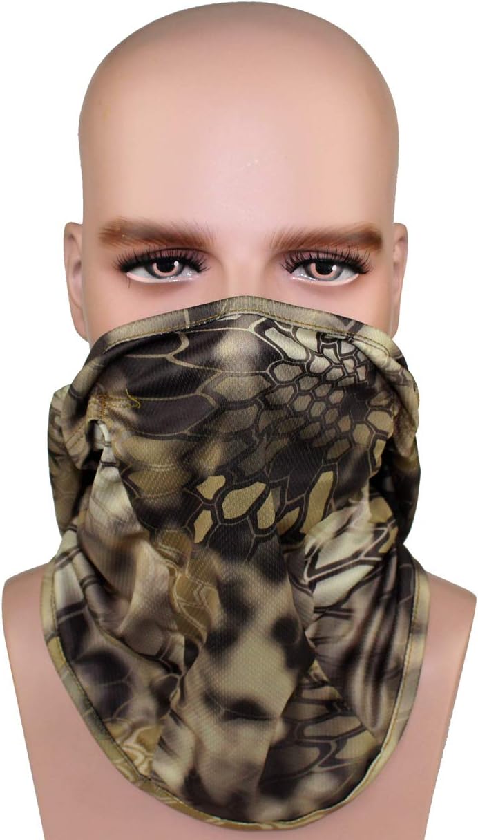 GANWAY Pack of 2 Outdoor Accessories Fishing Hunting Masks Thin Camo Ski Mask Camouflage Motorcycle Headgear Sunscreen Hat Balaclava Face Mask : Sports & Outdoors