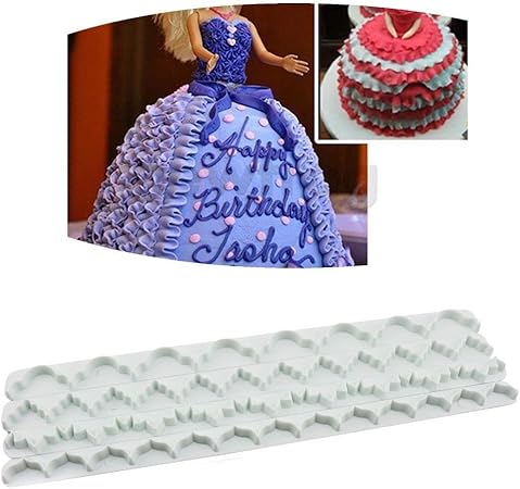 Amazon Com Cake Decorating Tools 4pcs Set Straight Frill Lace