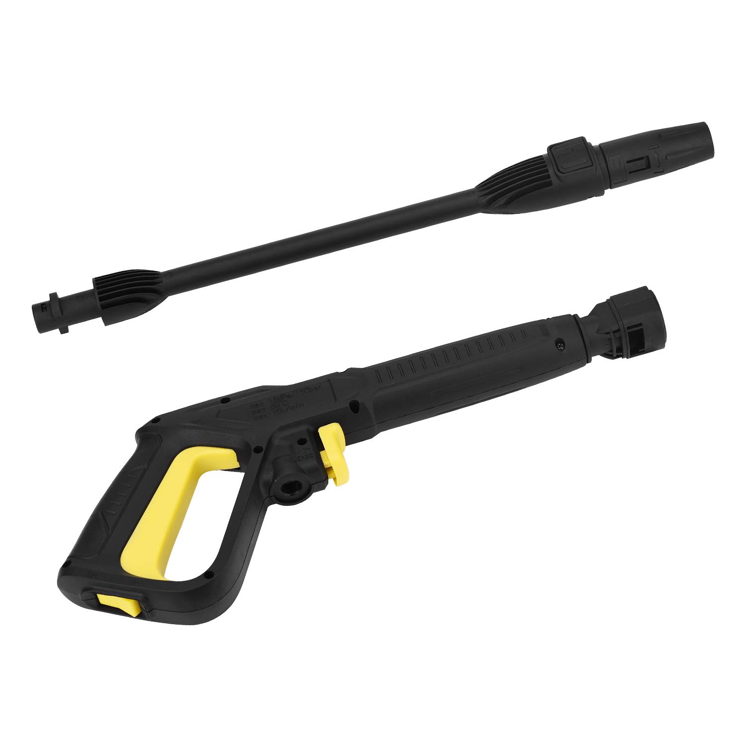 MoPei Quick Release Trigger Gun and Lance Kit for Karcher K2 K3 K4 K5 K6 K7 Electric Pressure Washers with Quick-Connect System, 2100 PSI