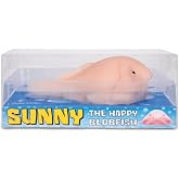 Accoutrements Sunny The Blobfish - Novelty Toy- Squishy Toy | 5-Inch TPR sticky fidget figure for desk decor and tactile play. Unique sad sea creature design for kids and adults alike.