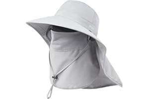 Zylioo 3XL/2XL/XL/L/M UV Boonie Sun Hat,Oversize Quick Dry Breathable Fishing Hats,UPF Cool Summer Hats with Strap