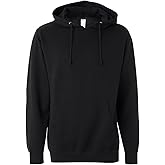 Independent Trading Co. Midweight Hood Sweatshirt SS4500-Black