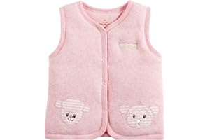 Monvecle Baby Cotton Warm Vests Unisex Infant to Toddler Padded Waistcoat