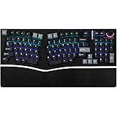MechLands Feker Alice98 Ergonomic 98 Keys Custom Mechanical Keyboard | VIA Programmable, USB-C Wired Gaming Keyboard, Hot Swappable, 5 Layer Paddings, Control Knob, NKRO, RGB for Win/Mac (Black)