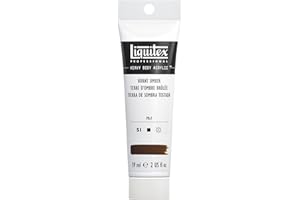 Liquitex Professional Heavy Body Acrylic Paint, 2-oz (59ml) Tube, Burnt Umber