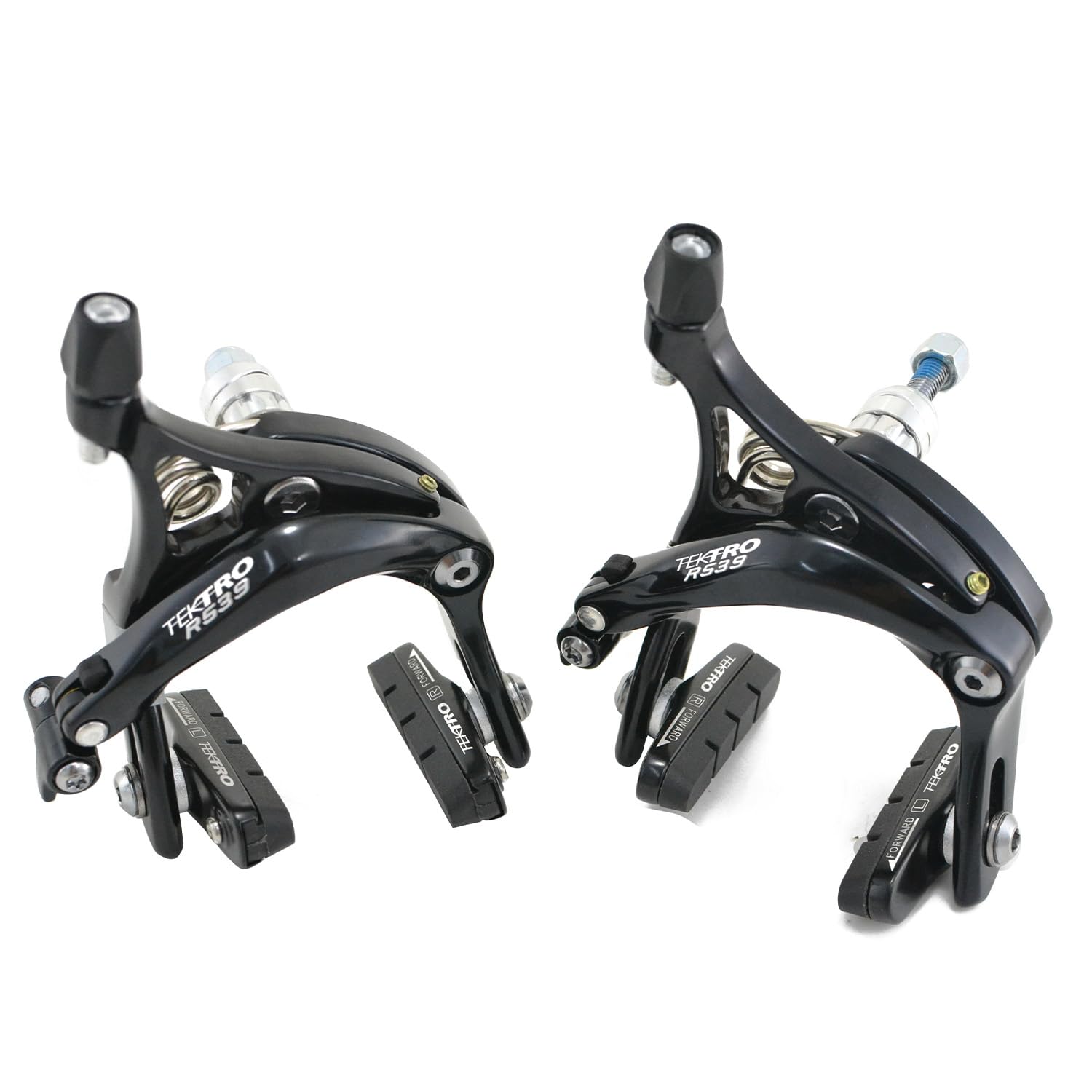 Tektro R539 Caliper Brake Set 47-59mm With QR Nutted Mount, Black, ST1490-B