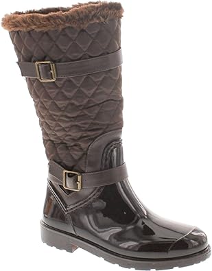 rain boot with fur inside