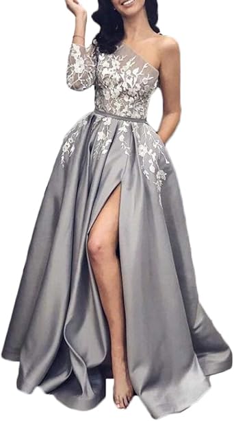 Amazon Silver Formal Dresses Hot Sale 