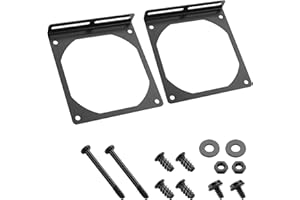 YAODHAOAD Fan Mount Stand Bracket, Metal Computer Case Fan Mount Rack Kit, Universal PC Case Fan Holder Accessory for Enhance