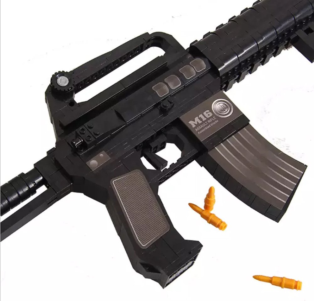 AlanWhale Army Model M16 Assault Rifle Toy Gun Building Kit 22607 Buy Online in UAE. Toys
