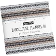 Moda Fabrics Farmhouse Flannels III Charm Pack by Primitive Gatherings 49270PPF, 5 Inches