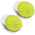 Rehabilitation Advantage 3 Compartment Portion Plate with Lid (Set of 2)