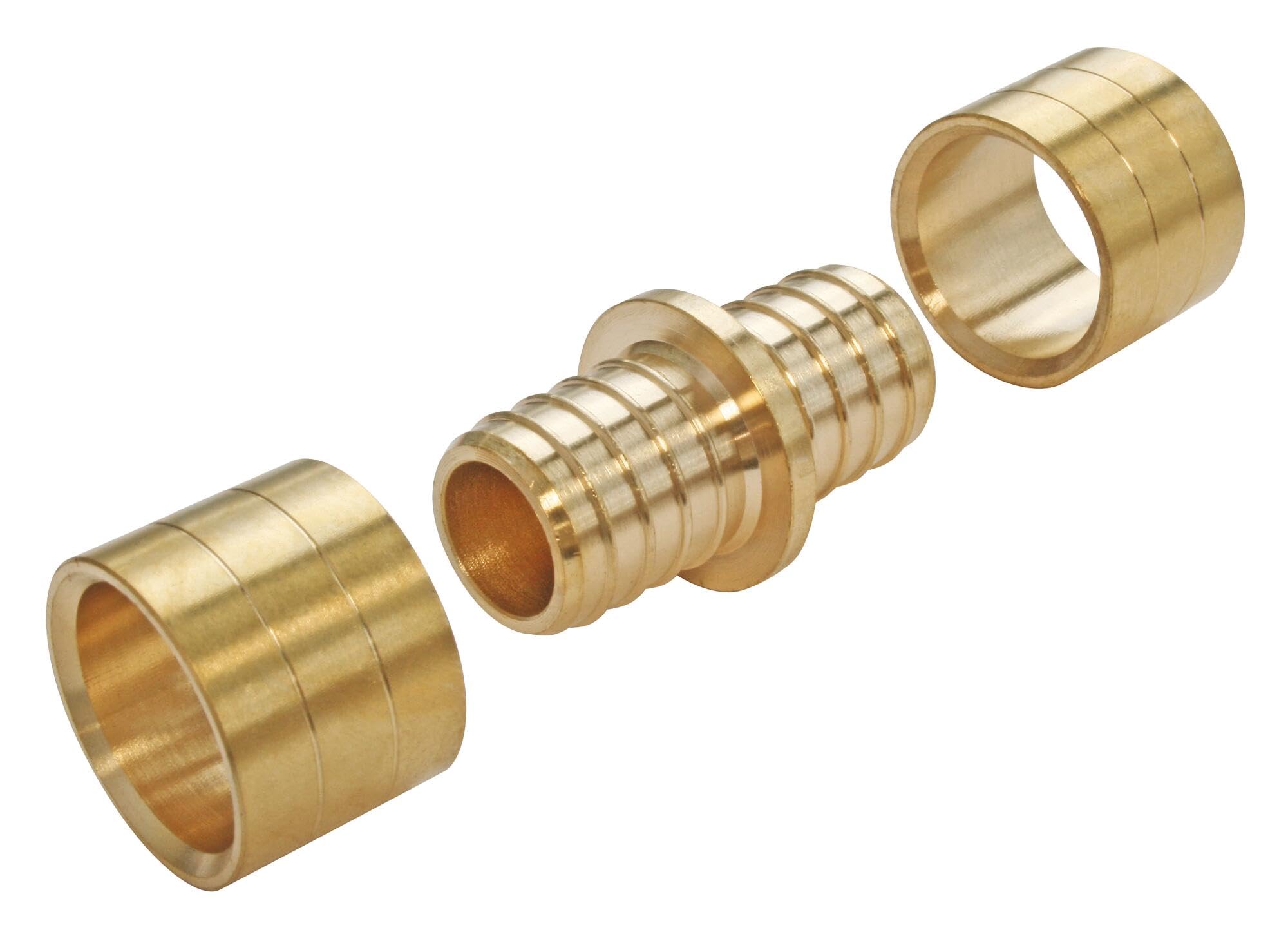 SOMATHERM FOR YOU 2309-12 Hülse gleich Gliss Ø12 Sliding tee Male, Allows The Connection of a PER Pipe, Gray, Klein