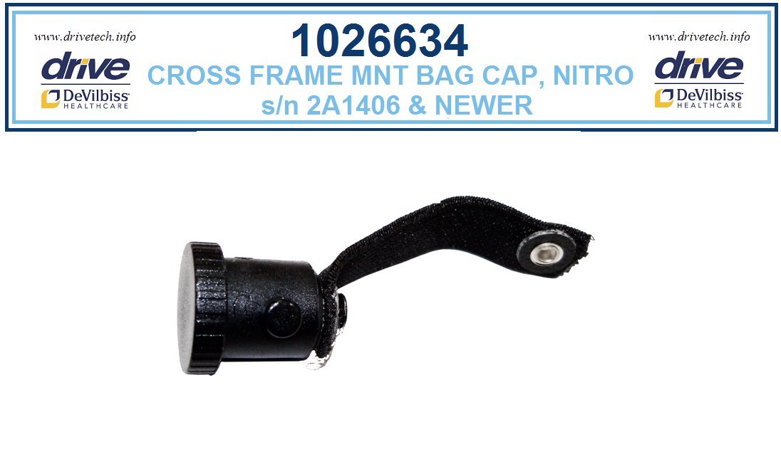 Replacement Parts for Drive Nitro Aluminum Rollator, Tall