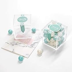 Acrylic Box with Lid Small Graduation Candy Boxes