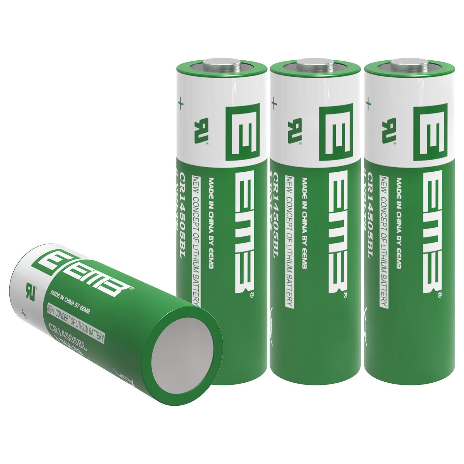 4X EEMB CR14505 CR AA 14505 CR-AA 3V 1800mAh Lithium Battery Non Rechargeable 3Volt Battery for Digital thermometer/Wifi oil tank guage/Security cameras