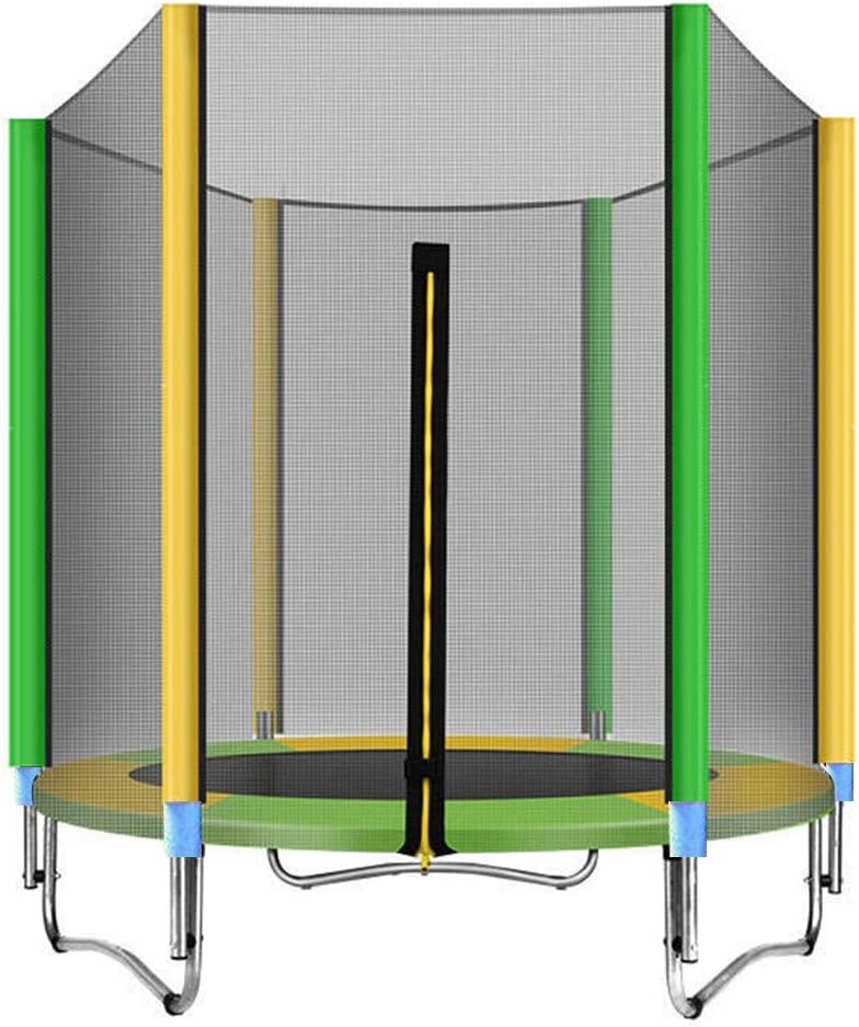 Sdoveb 5FT Trampoline with Enclosure Net Jumping Mat and Spring Cover Padding Indoor or Outdoor Backyard Trampoline for 3-12 Years Old Kids