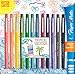 Paper Mate Flair Felt Tip Pens, Medium Point (0.7mm), Tropical Vacation Colors, 12 Count