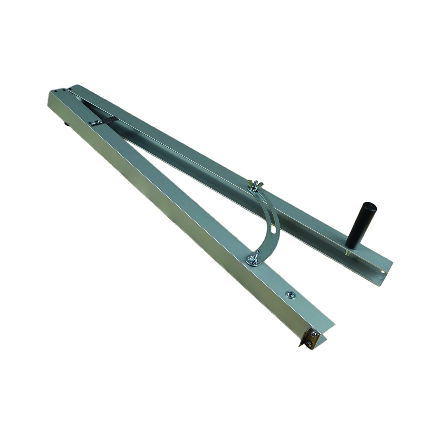 Powertec 71035 Table Saw Angle Cutting Jig With 24 Extruded Aluminum Rails And Graduated Scale 15 Degrees Of Taper