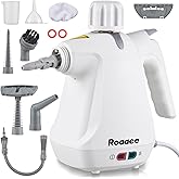 Roaaee Handheld Steam Cleaner, Multi-Purpose Portable Steamer for Home, Complete Kit of Accessories for Cleaning Floor, Upholstery, Grout and Car
