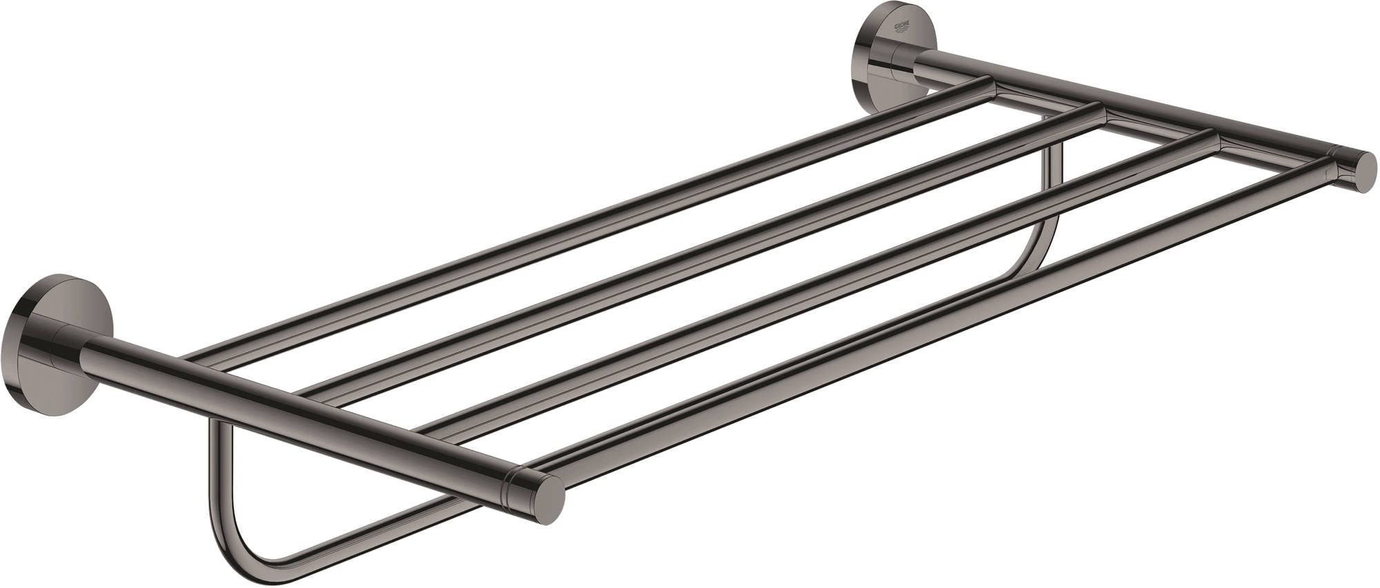 GROHE Essentials New Multi Bath Towel Rack Hard Graphite 40800A01