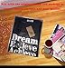 ZAWAPEMIA Womens Graphic Tees Dream Believe Achieve T Motivational T-Shirt XL Black