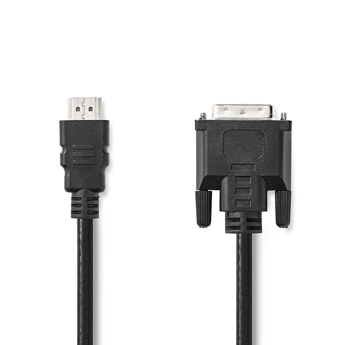 Nedis HDMI to DVI Cable 3.0m, 10.2 Gbps High-Speed Transmission, 1080p Full HD - Connect Devices Like Laptop Desktop Computer or Blu-ray Player to Monitor or Projector