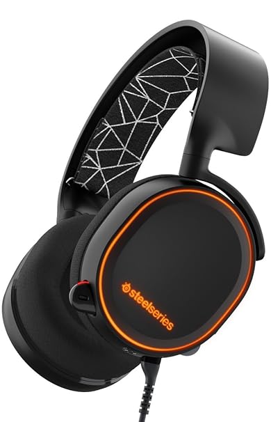 SteelSeries Arctis 5, Gaming-Headset, RGB-Beleuchtung, DTS 7.1 Surround für PC, PC / Mac / PlayStation 4 / Android / iOS / VR