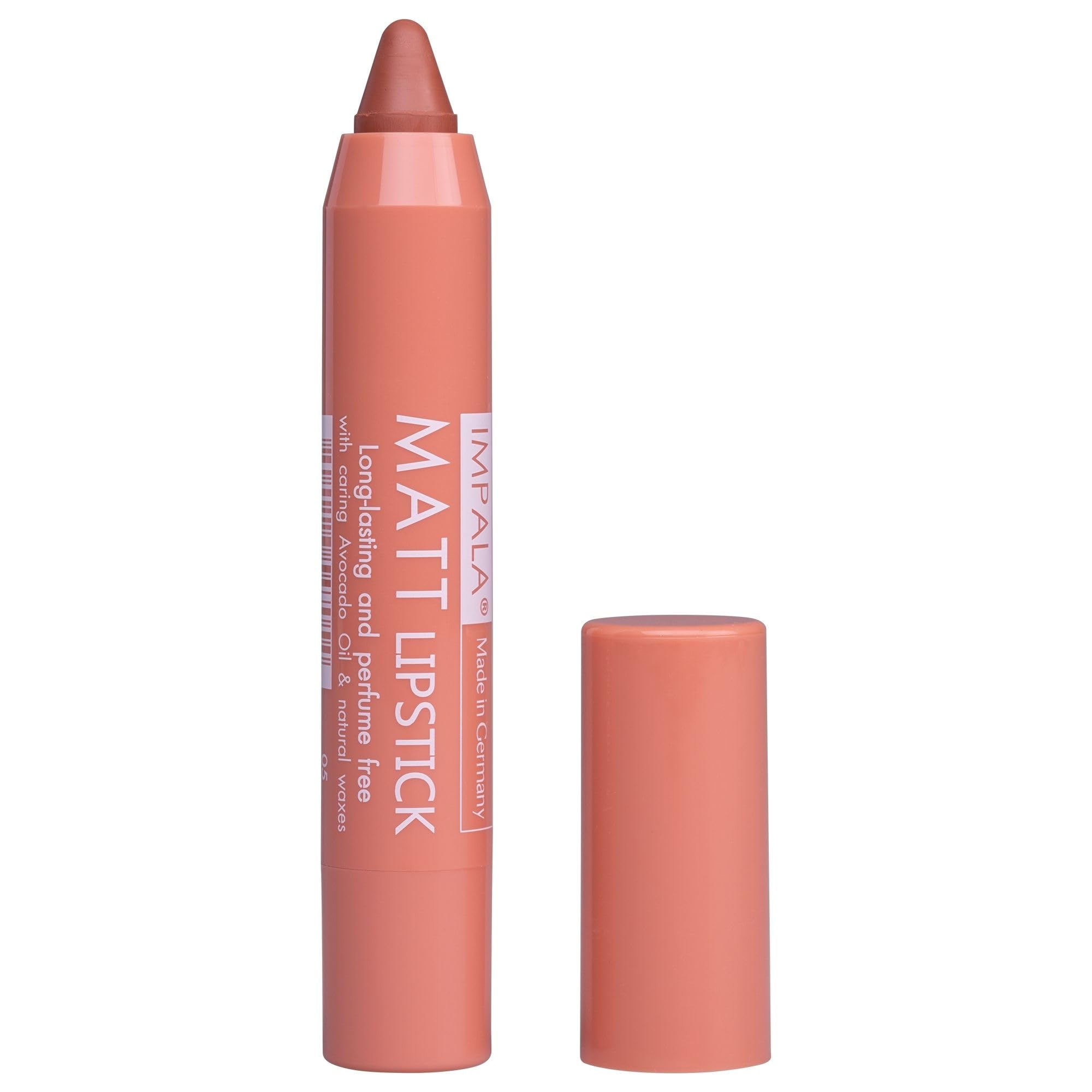 IMPALA | Automatic Matt Café Latte Color Lipstick No. 05 | Long-Lasting Matte Lipstick | Hydrating Lipstick with High Pigmentation | Creamy Texture with Balm Effect