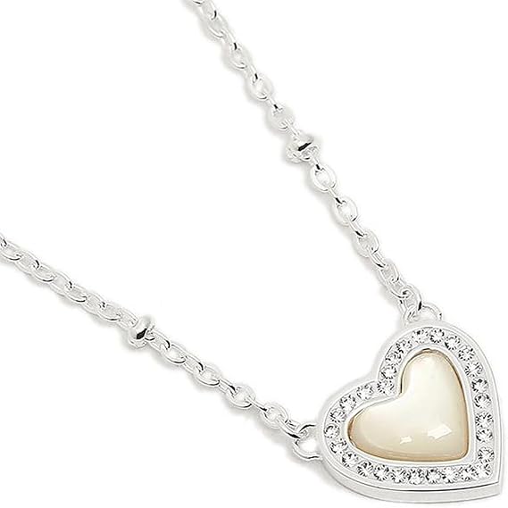 Amazon フォリフォリ ネックレス アクセサリー Folli Follie 3n14f018ic40 Playful Hearts プレイフルハート シルバー クリア 並行輸入品 ネックレス 通販