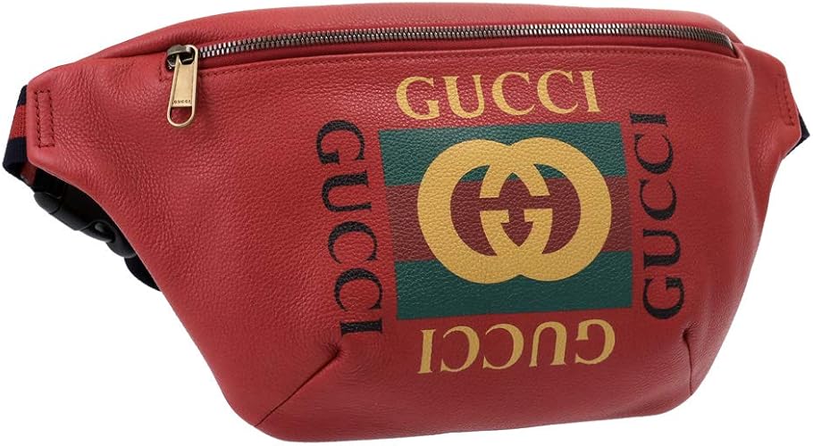 Amazon グッチ ボディバッグ ウエストポーチ メンズ Gucci 0gdct 6463 レッド 並行輸入品 ボディバッグ ワンショルダー