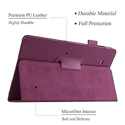 EKVINOR Galaxy Tab E 9.6 Case - Slim Leather Stand