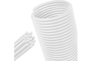 TAIKULA 10FT Backer Rod 1/2 Inch Diameter Rubber Caulk Concrete Expansion Joint Filler White Saver Weather Strip Seal for Gaps and Joints Concrete Filling (1/2 Inch x 10FT)